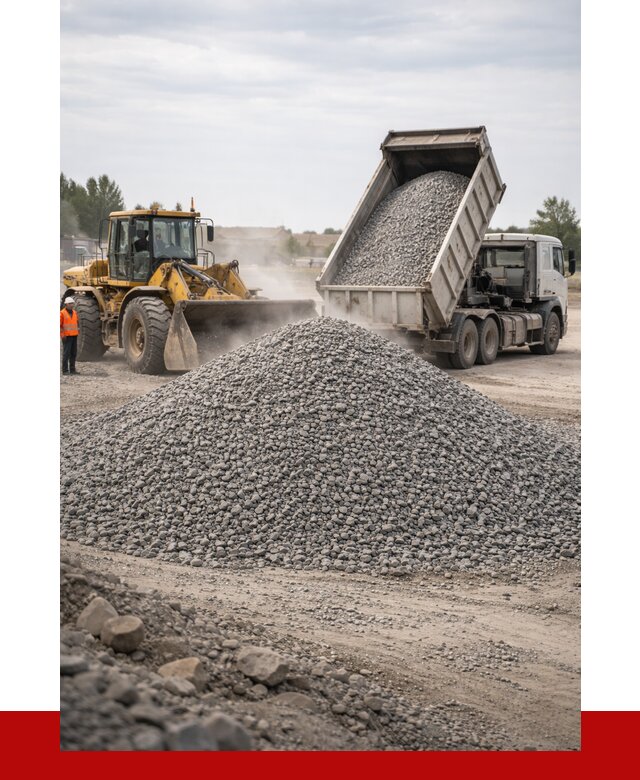 Купить щебень с доставкой в Луге от 2578 руб. | ПРОНЕРУДЛга
