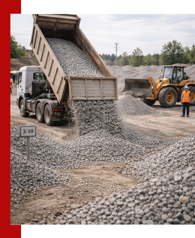 Гранитный щебень фракции 3–10: доставка и продажа в Луге