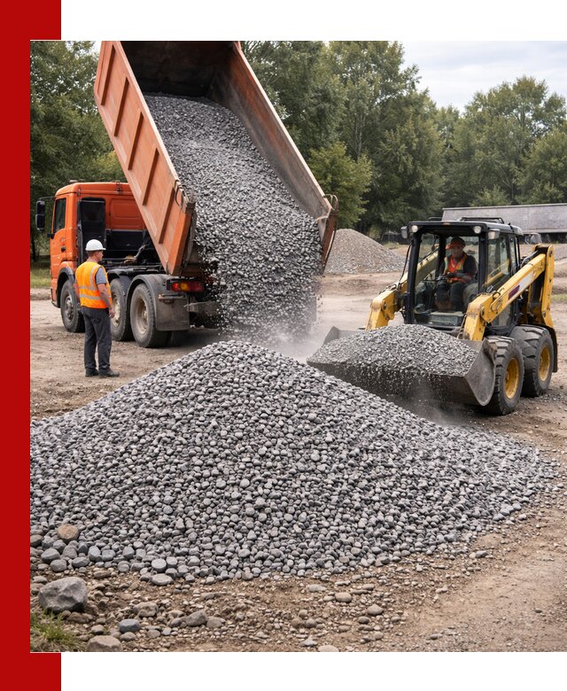 Купить гранитный щебень фракции 5–10 в Луге с доставкой