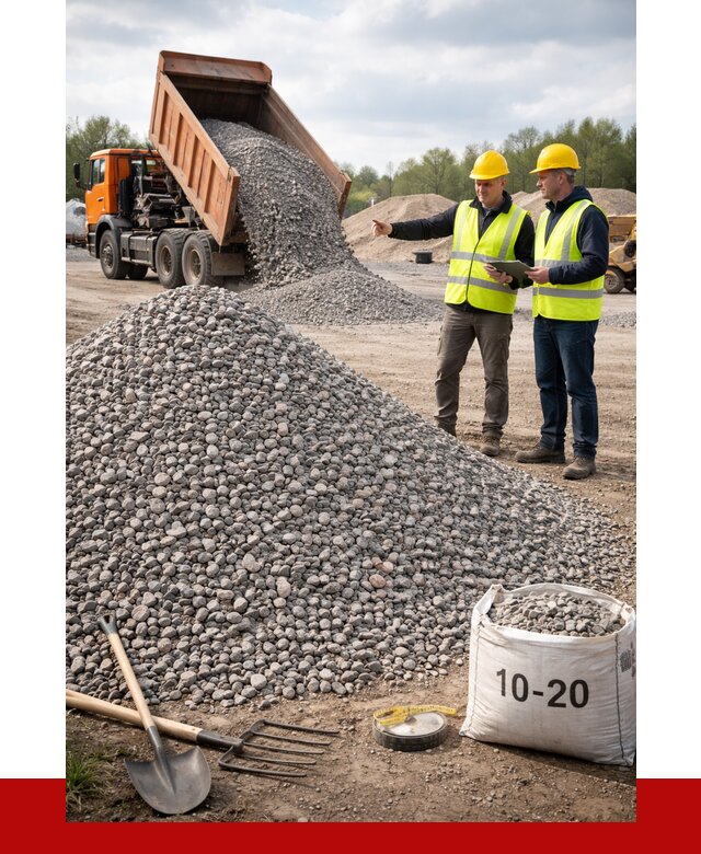 Гранитный щебень фракция 10-20 в Луге от 4330 руб.|ПРОНЕРУДЛга