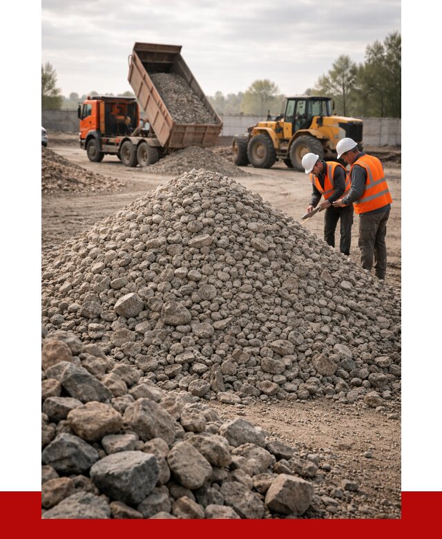 Гранитный щебень фракция 40-70 в Луге от 2578 руб ПРОНЕРУДЛга