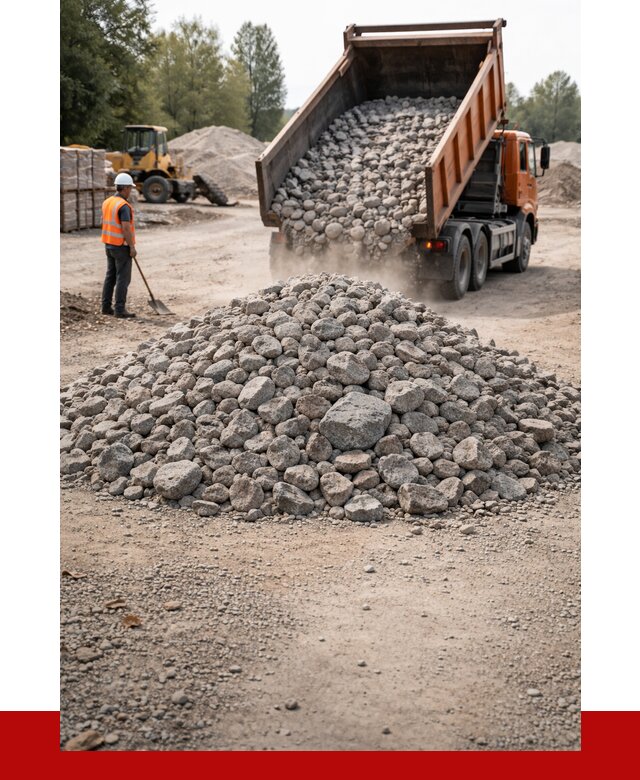 Гранитный щебень фракция 70-150 в Луге от 1701 | ПРОНЕРУДЛга