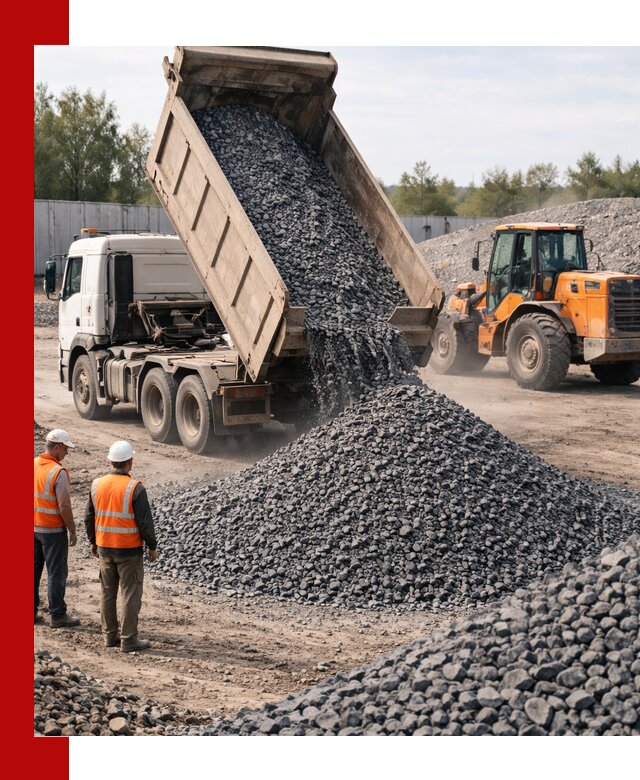 Доставка и продажа щебня габбро-диабаза в Луге