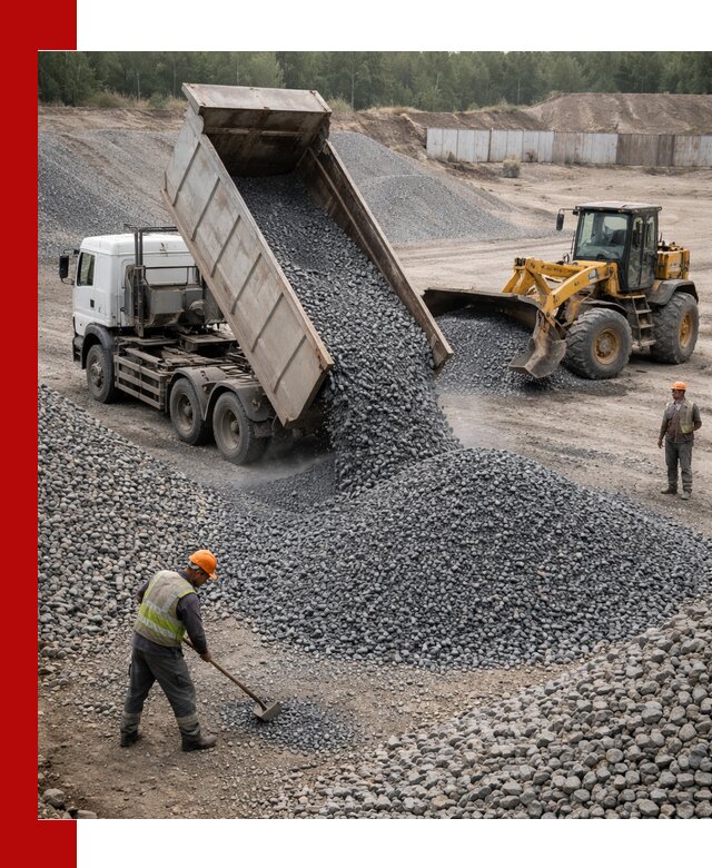 Щебень габбро-диабаз фр. 5-20 с доставкой в Луге