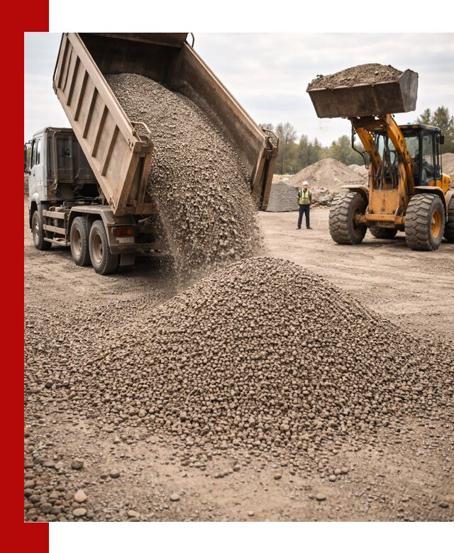 Гравийный щебень фракция 3–10 с доставкой в Луге