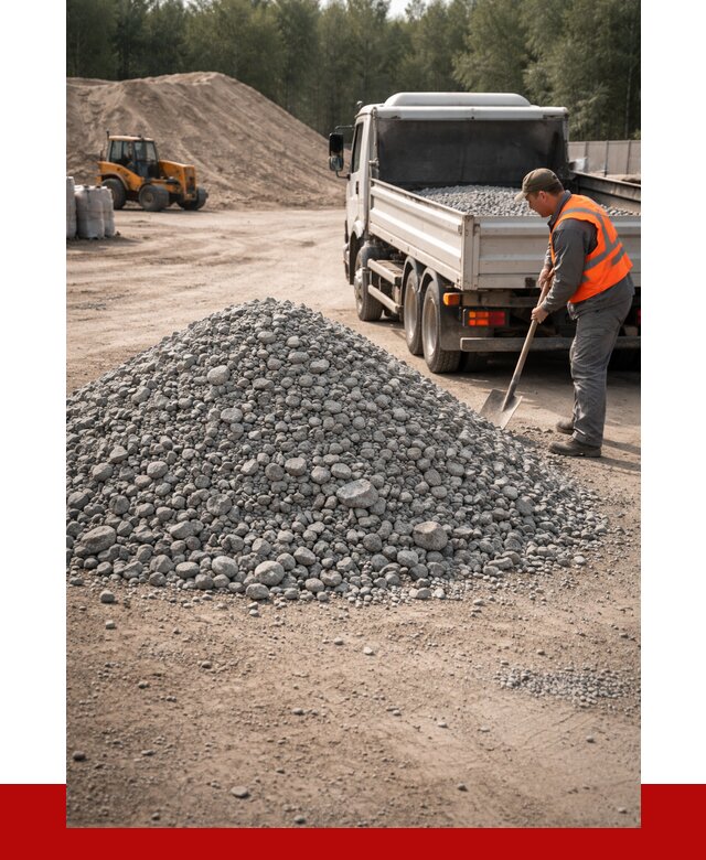 Гравийный щебень фракция 5-10 в Луге от 2268 р. | ПРОНЕРУДЛга