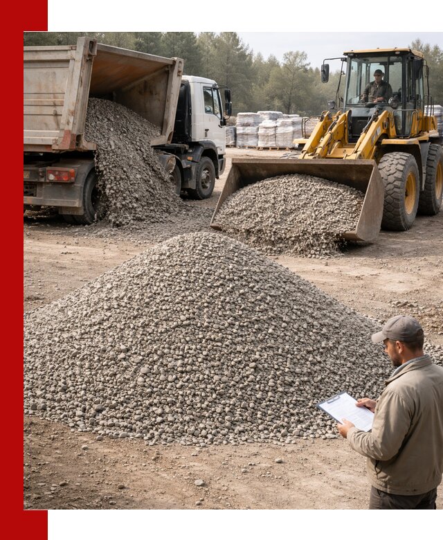 Гравийный щебень фракция 5–10 с доставкой в Луге