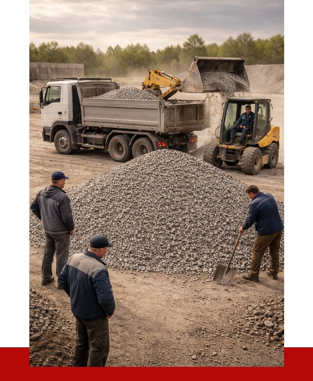 Гравийный щебень фракция 5-20 в Луге от 2474 р. ПРОНЕРУДЛга