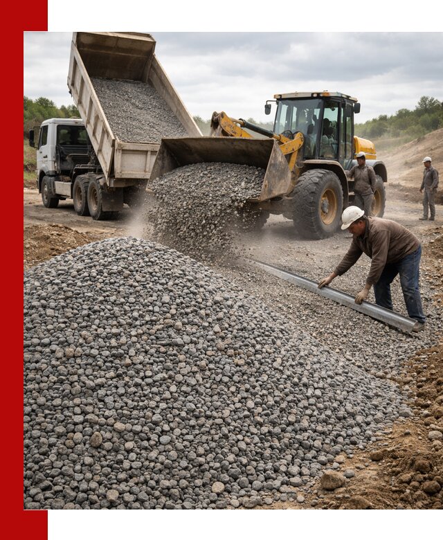 Гравийный щебень фракция 5-20 с доставкой в Луге