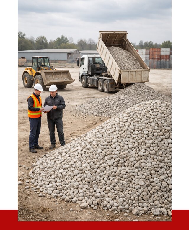Известняковый щебень в Луге от 1443 р. доставка | ПРОНЕРУДЛга