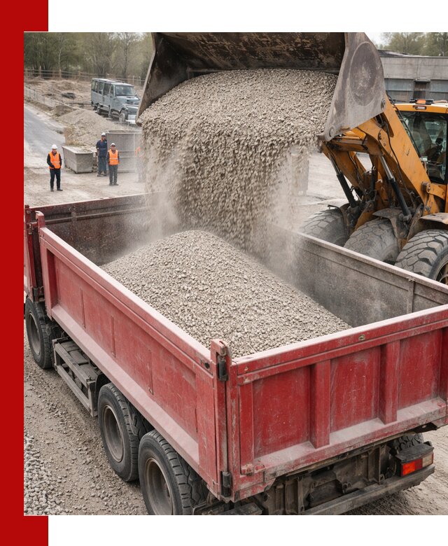 Купить известняковый щебень фракции 0-5 с доставкой в Луге