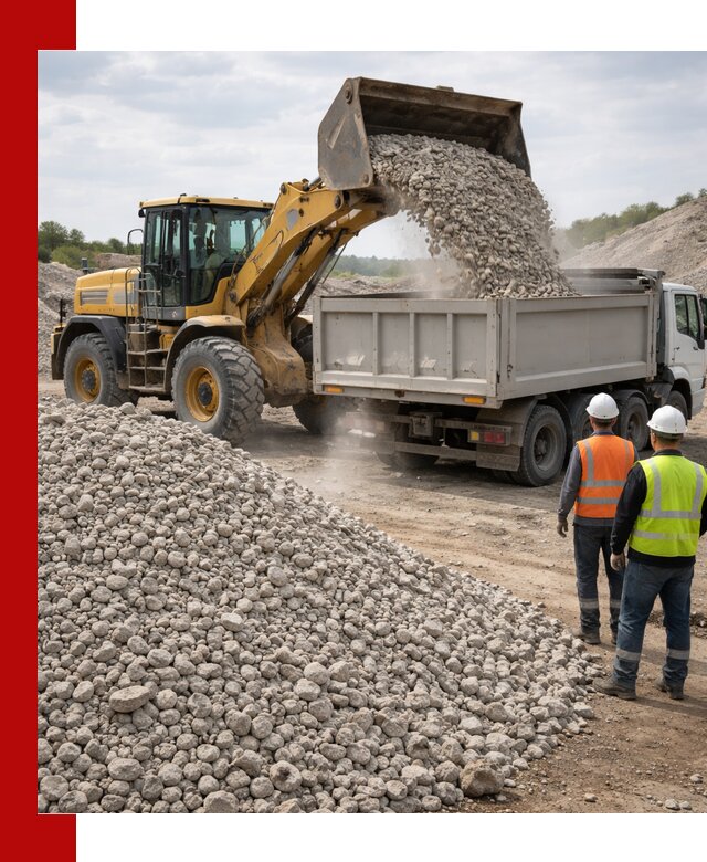 Доломитовый щебень фракция 40–71 доставка и продажа в Луге