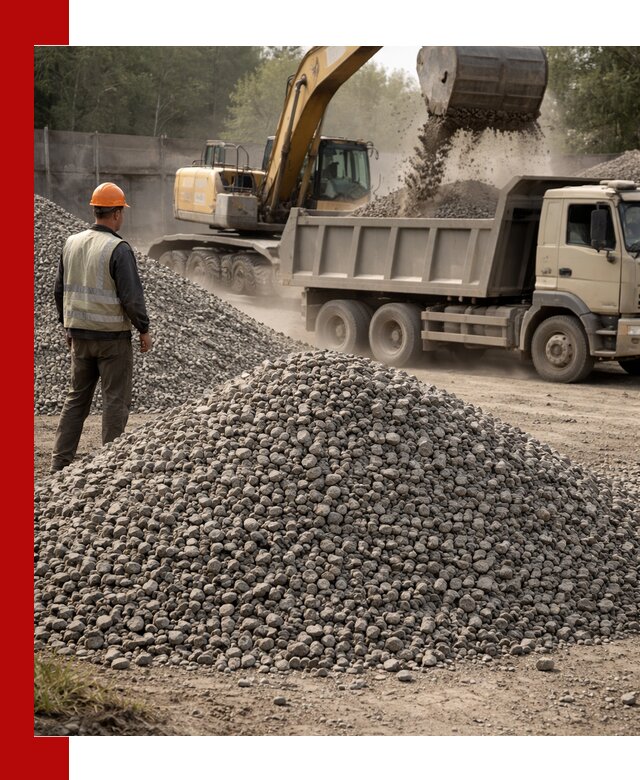 Шлаковый щебень фракция 5-20 с доставкой в Луге