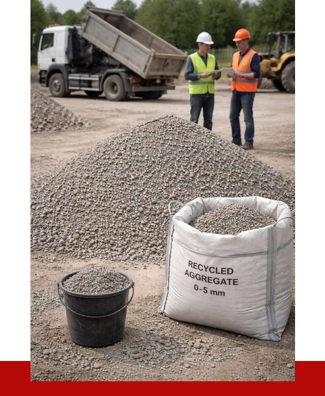 Вторичный щебень фракция 0-5 в Луге от 1650 р. ПРОНЕРУДЛга