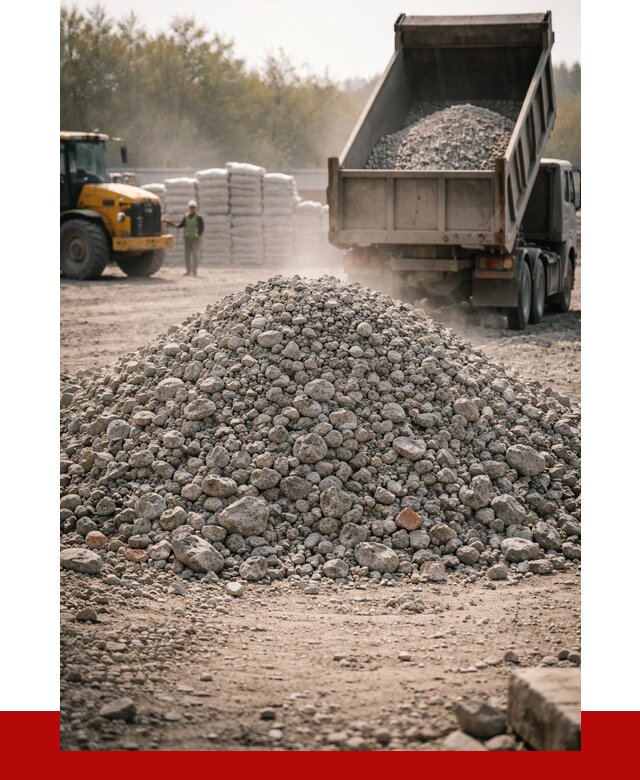 Вторичный щебень фракция 70-150 в Луге от 1443 р. | ПРОНЕРУДЛга