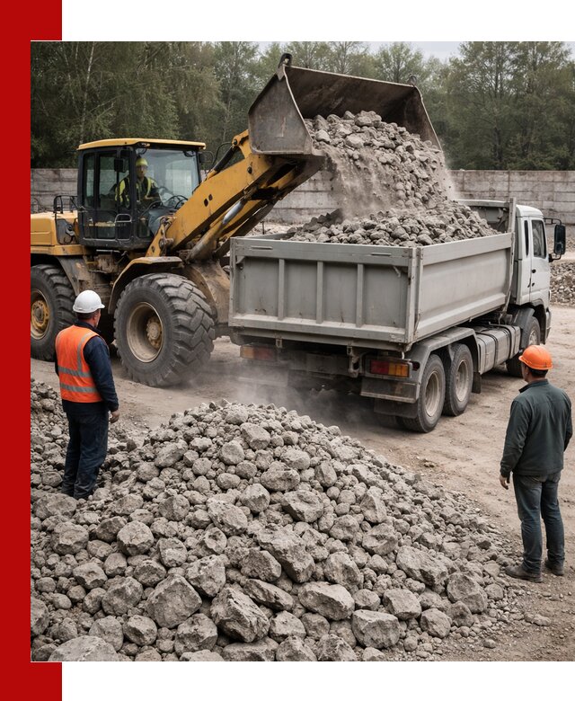 Вторичный щебень фракция 70–150 в Луге с доставкой