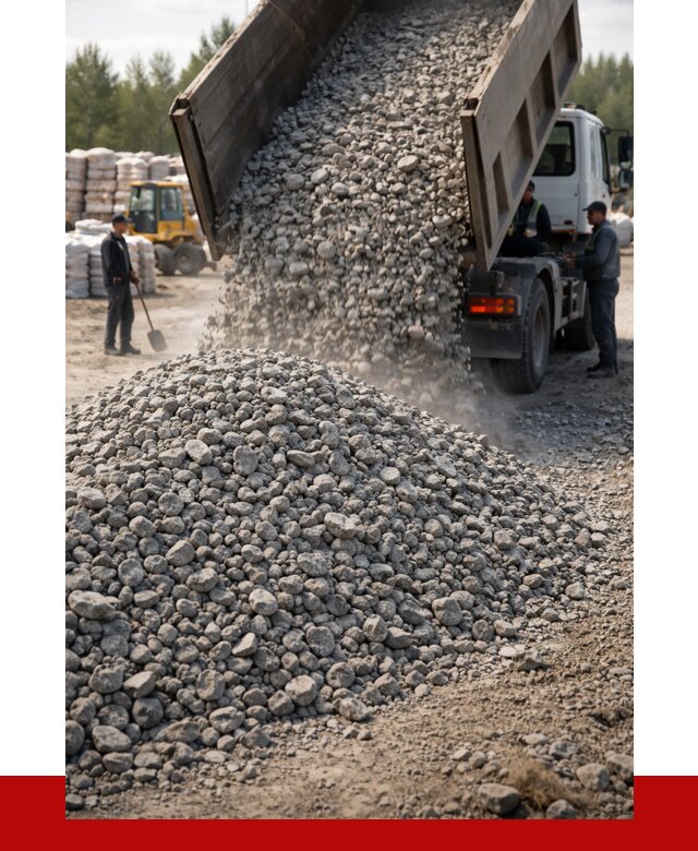 Бетонный щебень фракция 40-70 в Луге от 1856 р. ПРОНЕРУДЛга