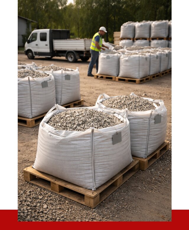 Щебень в мешках с доставкой в Луге от 4330 р. | ПРОНЕРУДЛга