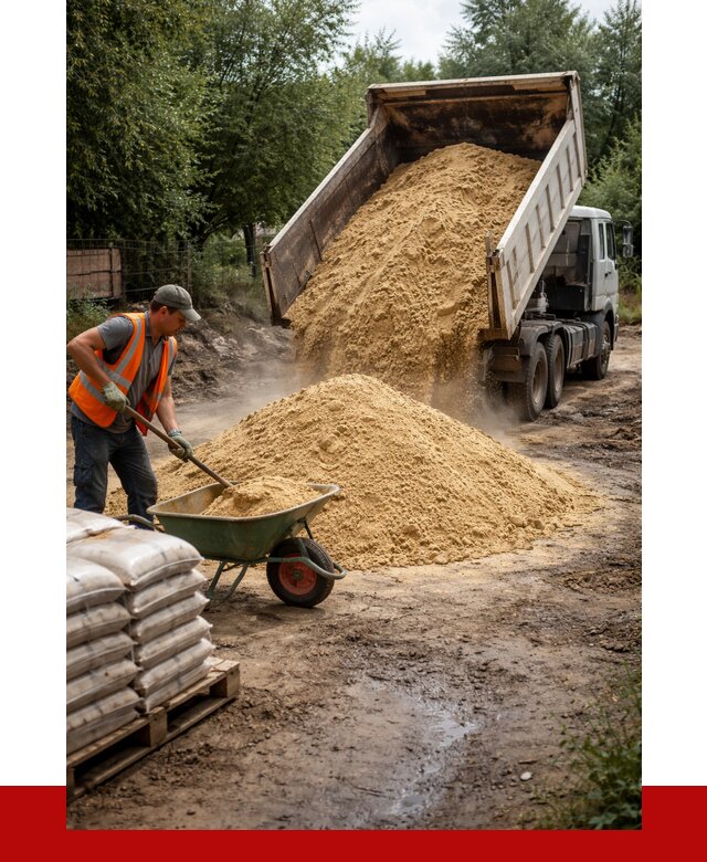 Купить песок с доставкой в Луге от 1856 р. | ПРОНЕРУДЛга