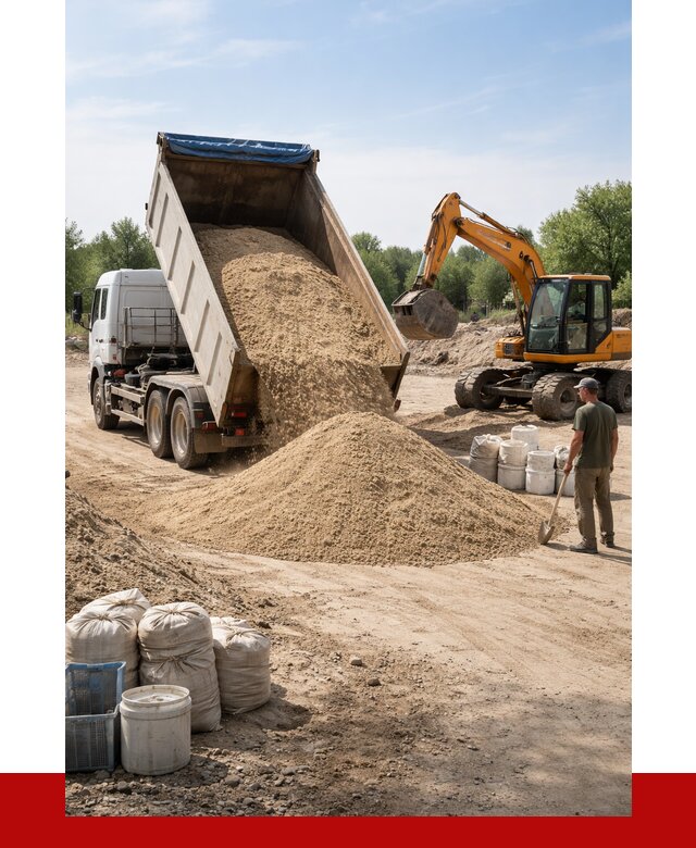 Купить речной песок в Луге от 1237 р. за куб | ПРОНЕРУДЛга