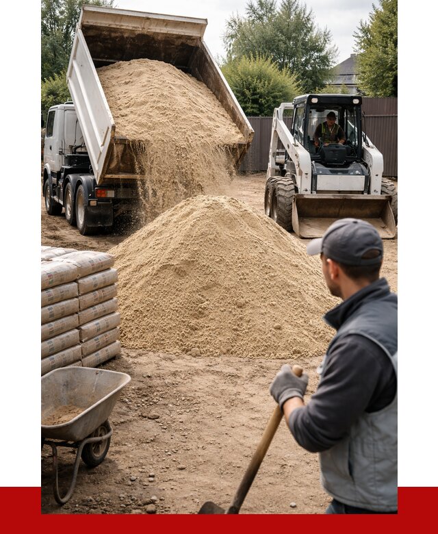 Мытый речной песок с доставкой в Луге от 1495 р. | ПРОНЕРУДЛга