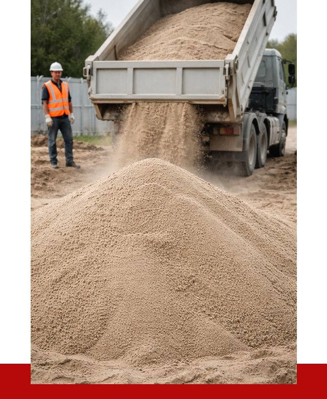 Купить сеяный песок с доставкой в Луге от 2268 р ПРОНЕРУДЛга