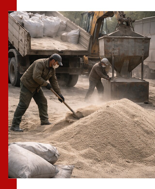 Кварцевый песок для пескоструя в Луге — доставка и качество