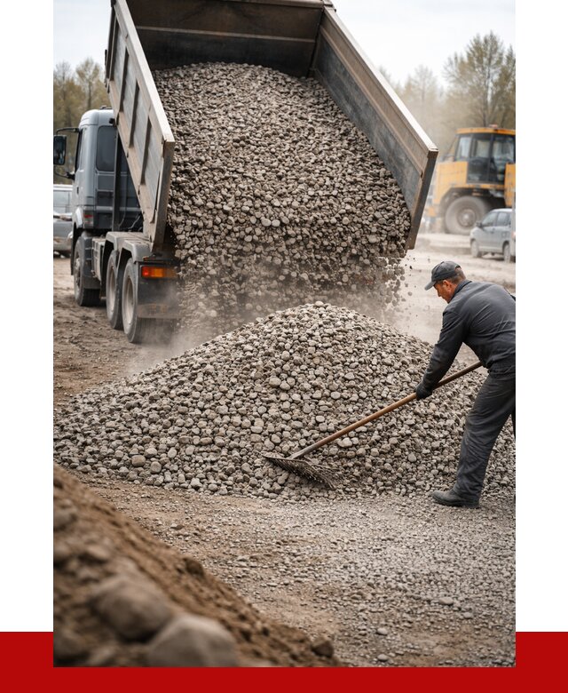 Гравий фракция 20-40 в Луге от 2578 р. доставка | ПРОНЕРУДЛга