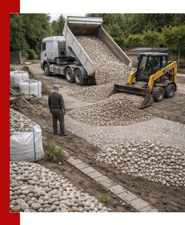 Доставка морской гальки оптом и в розницу в Луге