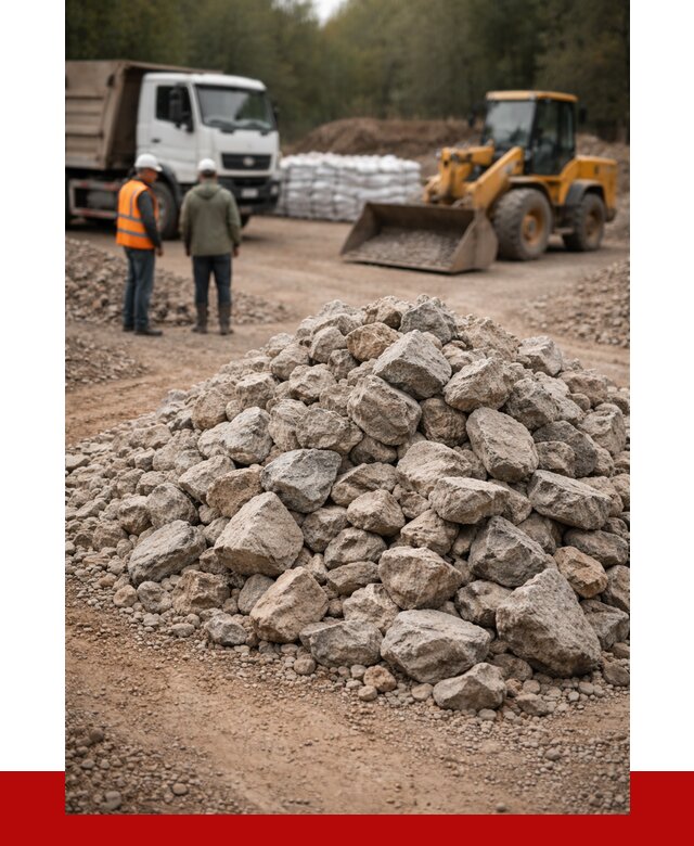 Купить бутовый камень с доставкой в Луге от 2371 р. | ПРОНЕРУДЛга
