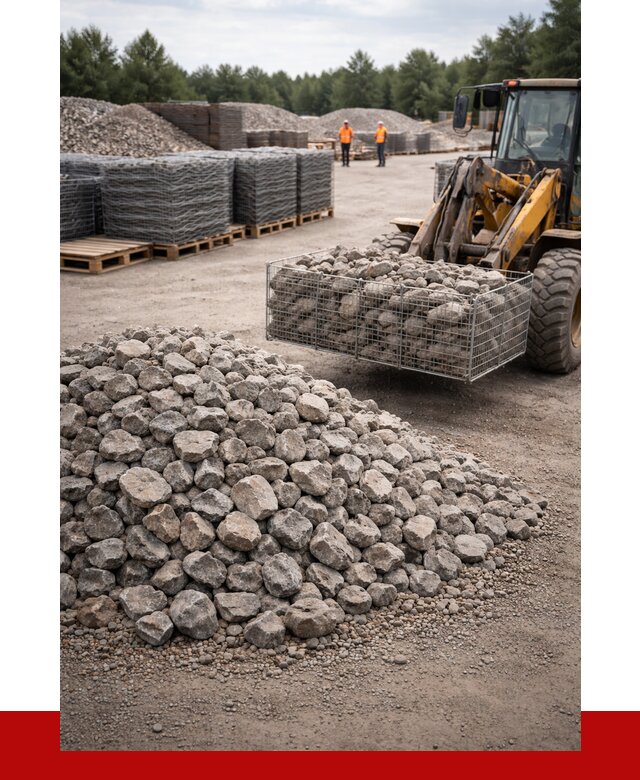 Камень для габионов фракция 70-150 в Луге от 4330 р. | ПРОНЕРУДЛга