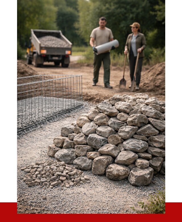 Камень для габионов фракция 100-200 в Луге от 4949 р. | ПРОНЕРУДЛга