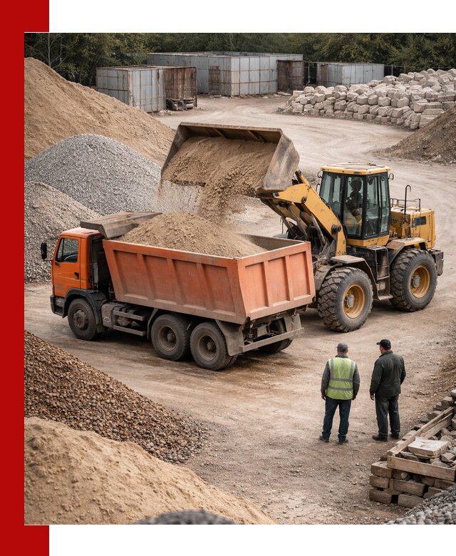 Доставка сыпучих смесей и смесей для стройки в Луге