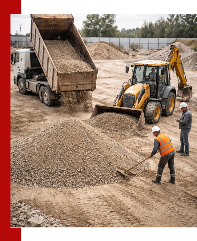 Поставка и доставка ПГС С4 в мешках и самосвалах в Луге