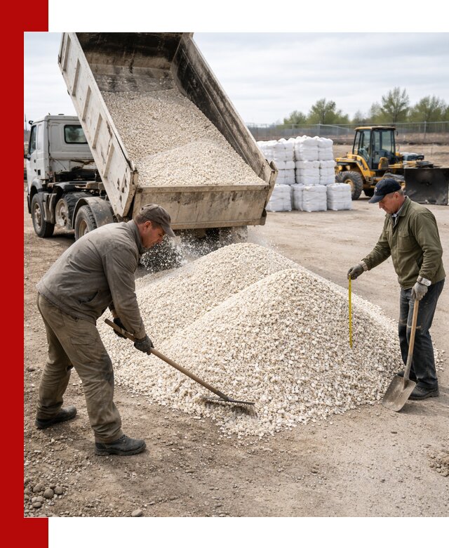 Мраморная крошка с доставкой и разгрузкой в Луге