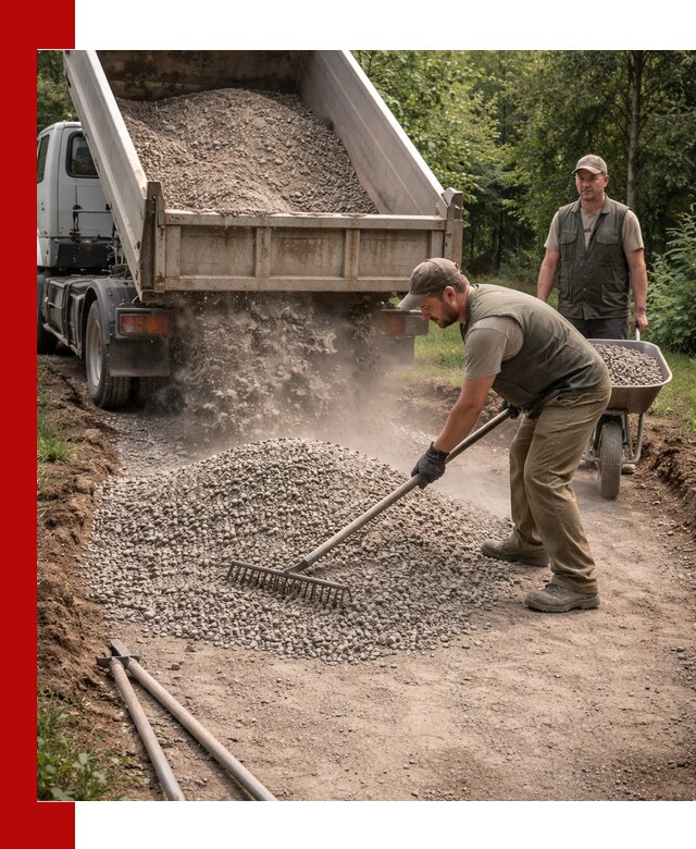 Каменная крошка для дорожек с доставкой в Луге