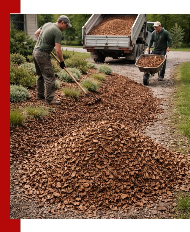 Крошка для мульчирования с доставкой в Луге