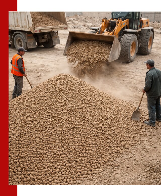 Керамзит фракция 10-20 с доставкой в Луге