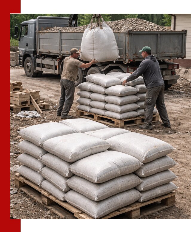 Керамзит в мешках с доставкой в Луге от компании-поставщика
