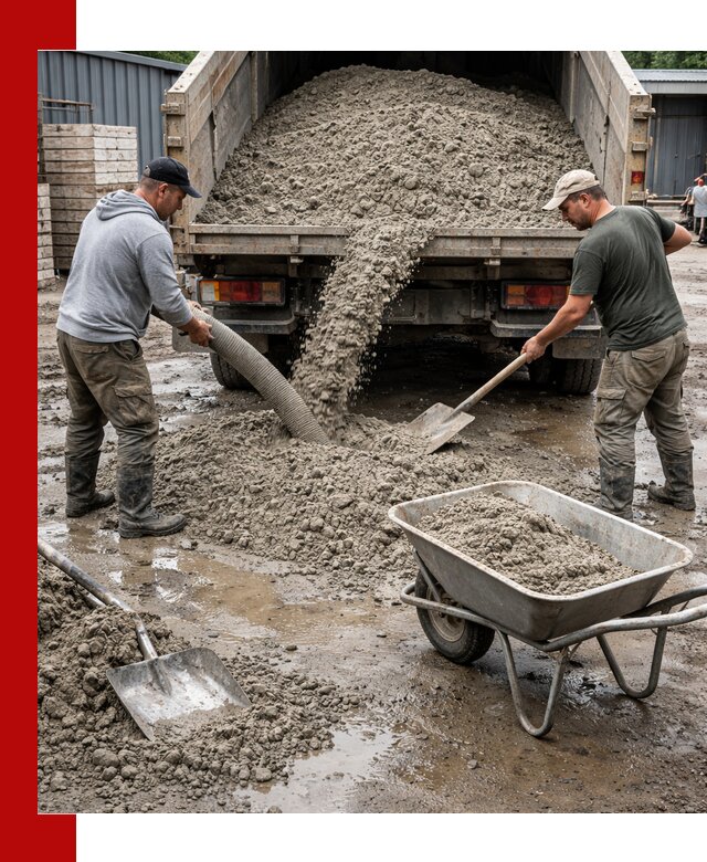 Цементно-песчаная смесь М150 доставка в Луге