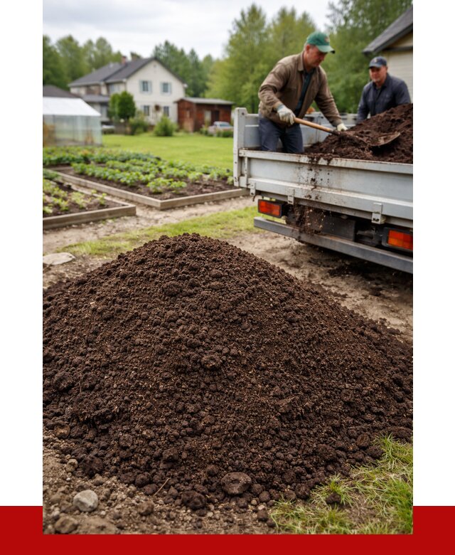 Плодородный грунт в Луге с доставкой от 4330 р. | ПРОНЕРУДЛга