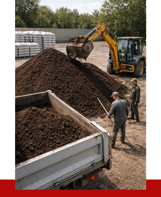 Растительный грунт с доставкой в Луге от 3299 р. | ПРОНЕРУДЛга