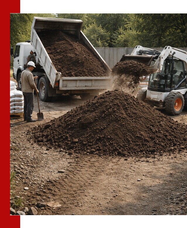 Доставка растительного грунта в Луге от производителя оптом и в розницу