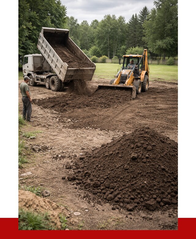 Грунт для выравнивания участка в Луге от 1237 р. | ПРОНЕРУДЛга