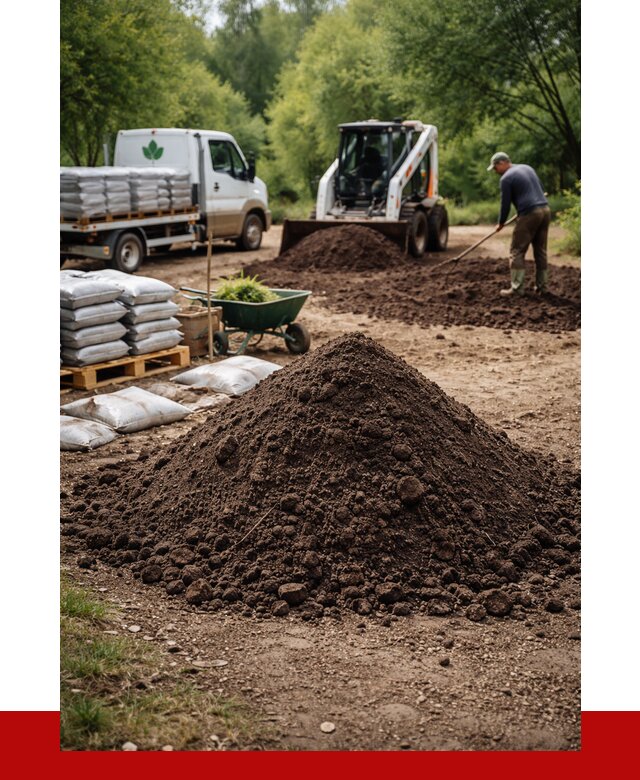 Грунт для озеленения с доставкой в Луге от 1856 р. | ПРОНЕРУДЛга