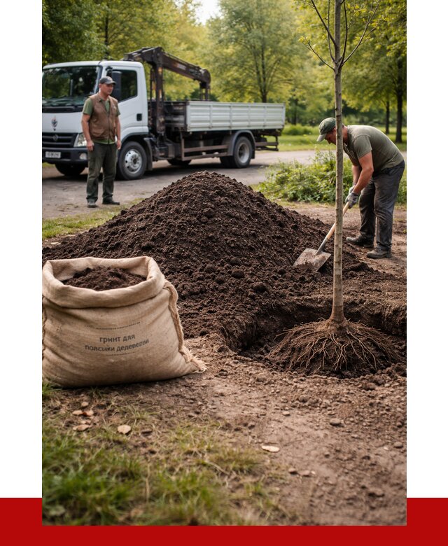 Грунт для посадки деревьев в Луге от 1237 р. | ПРОНЕРУДЛга