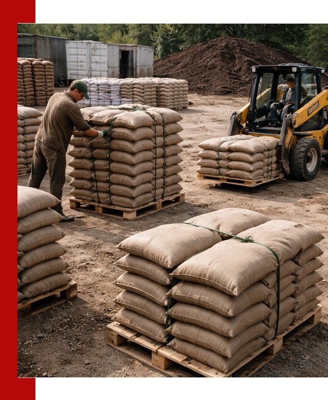 Доставка торфа в мешках по выгодным ценам в Луге