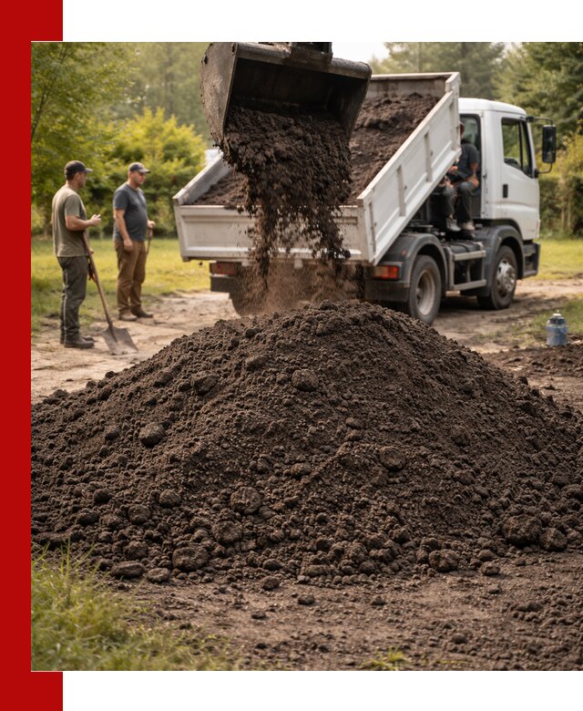 Доставка и продажа чернозема в Луге оптом и в розницу