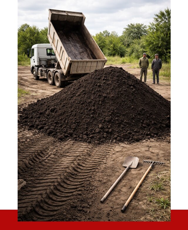 Купить чернозем навалом в Луге от 1237 р. за куб | ПРОНЕРУДЛга
