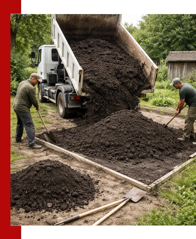 Купить чистый чернозем для огорода с доставкой в Луге